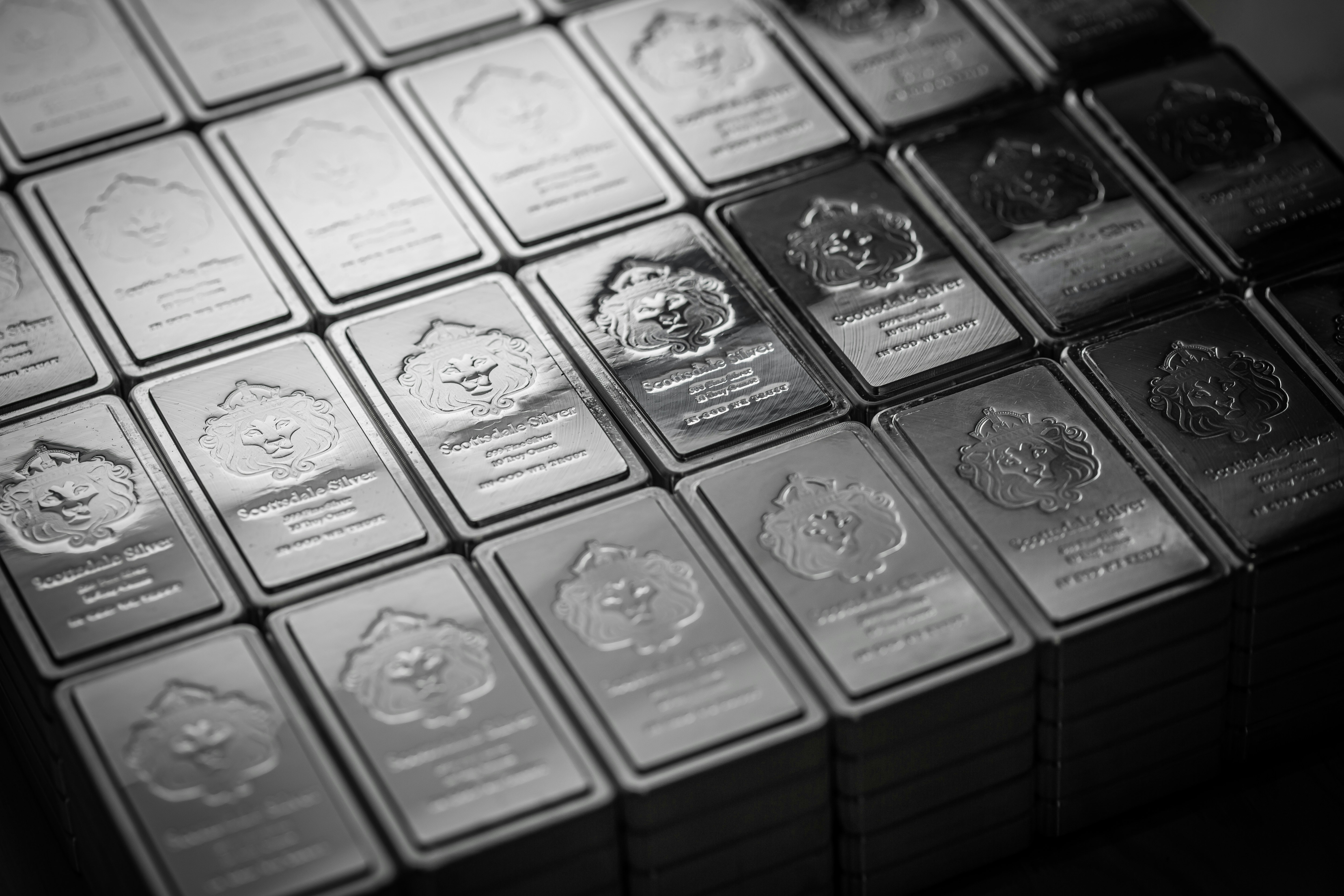 Scottsdalemint.com Pile of Silver stacker bars by Scottsdale Mint on a dark background. Minting Gold/Silver in AZ, Legal Tender for 20+ Countries Creator of Silver Stacker® Bars . We are a US private mint based in Scottsdale Arizona. We design, manufacture and deliver the best silver and gold coins and bars on the market for both consumers, banks and governments around the world. Please give us a mention!